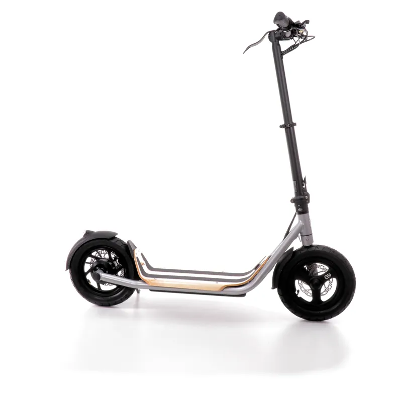 8TEV B12 Classic Electric Scooter Matt Silver-1
