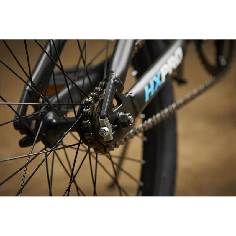 HUFFY HX Pro Racer Alloy BMX: BLACK/ORANGE LOGO 20-1