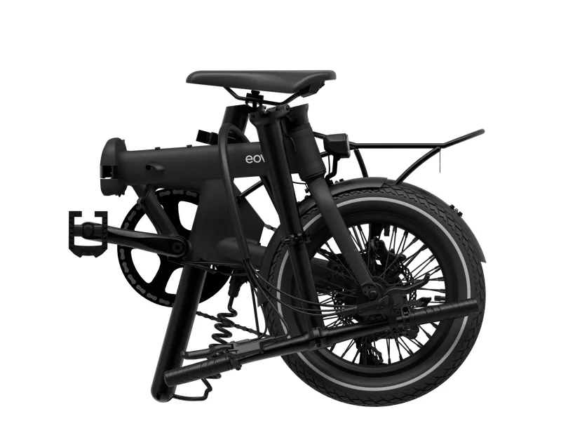 UTO Morning 16 Folding Electric Bike - Onyx Black