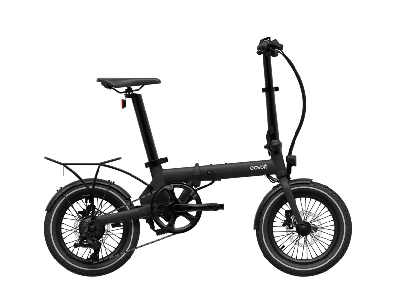 UTO Morning 16 Folding Electric Bike - Onyx Black-1
