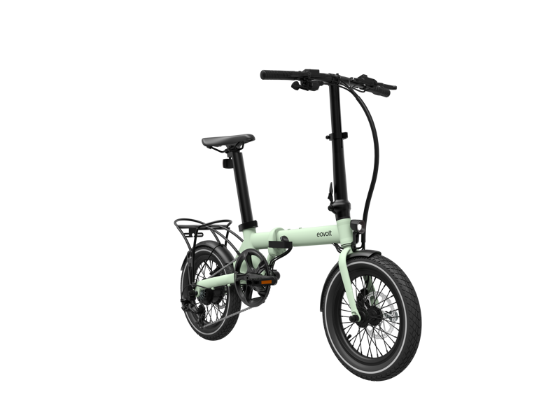 UTO Morning 16 Folding Electric Bike Sage Green-2