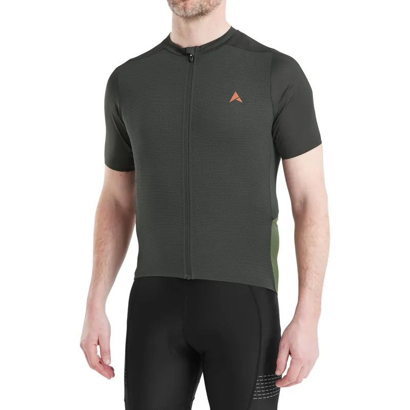 Altura Endurance Short Sleeve Cycling Jersey  CARBON/OLIVE-3