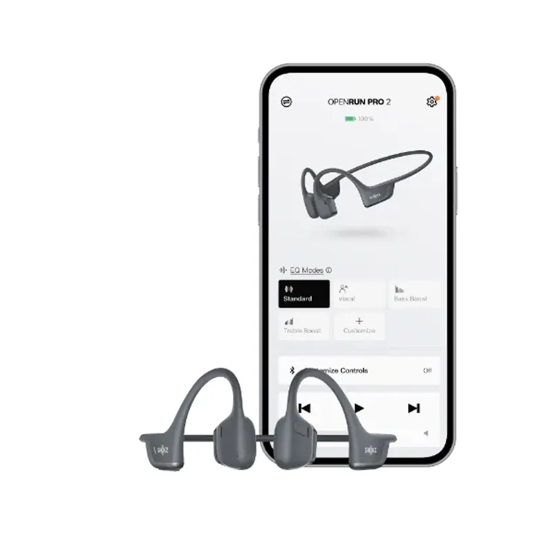 Shokx OpenRun Pro 2 Bone Conducting Headphones Black-2