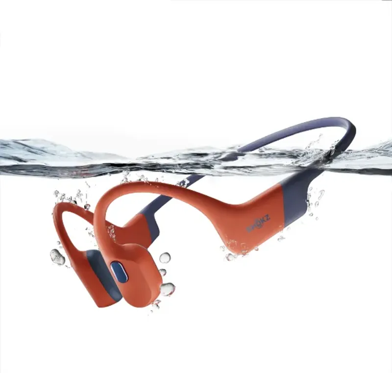 Shokz OpenSwim Pro Bone Conducting Headphones Red
