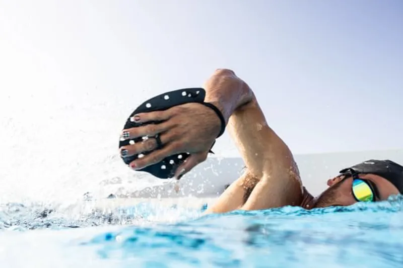 Orca Flat Paddle Training Accessory Black-1