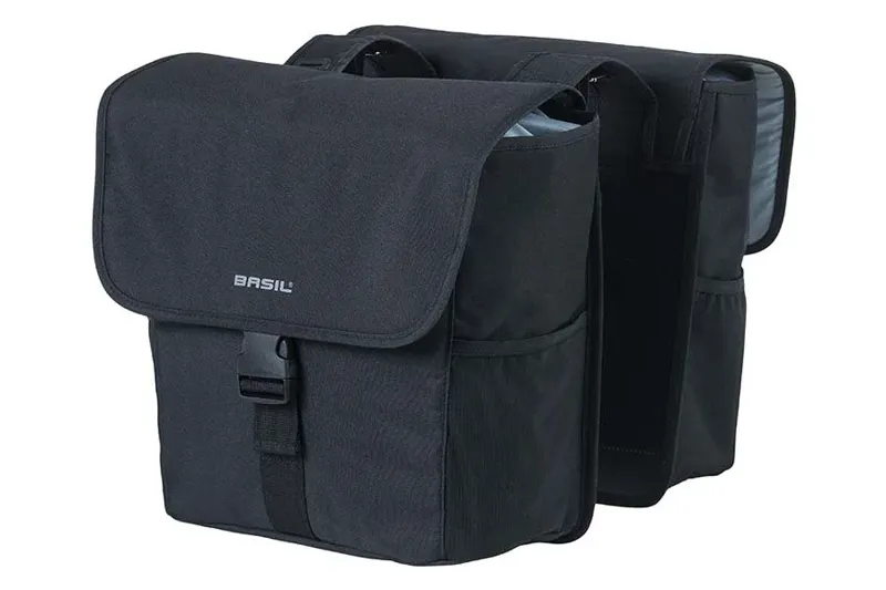 Basil Go 32l Double Pannier Bag in Black 