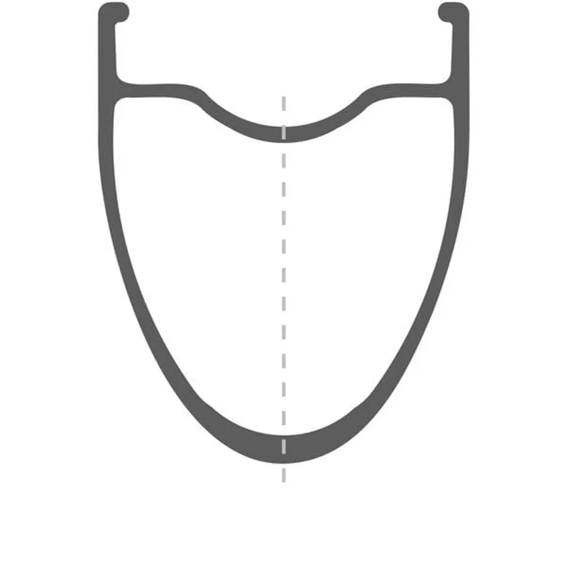 DT Swiss AR1600 30mm C DB FR Black front - 30 mm alloy clincher 12 x 100 mm-1