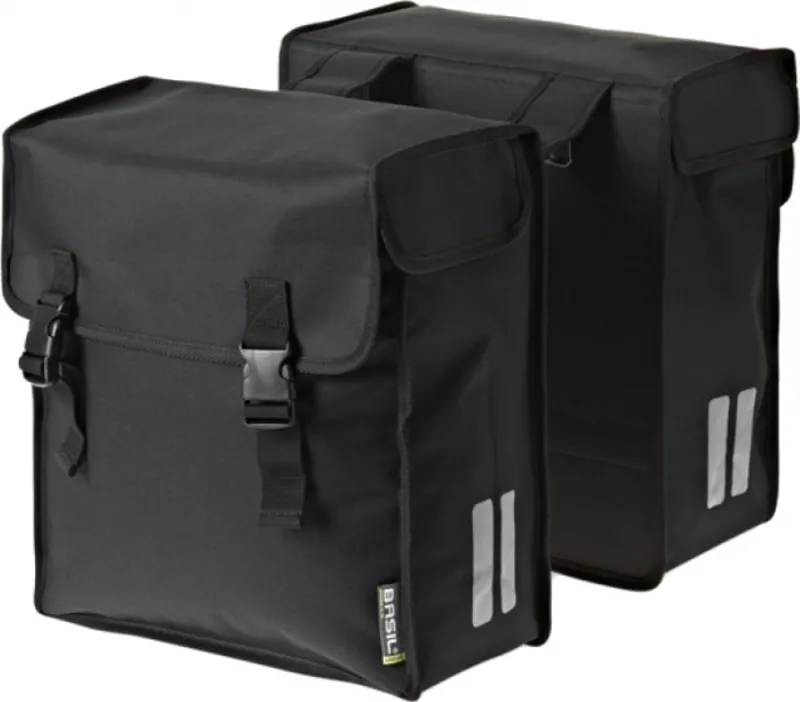 Basil Mara 26l Double Pannier in Black
