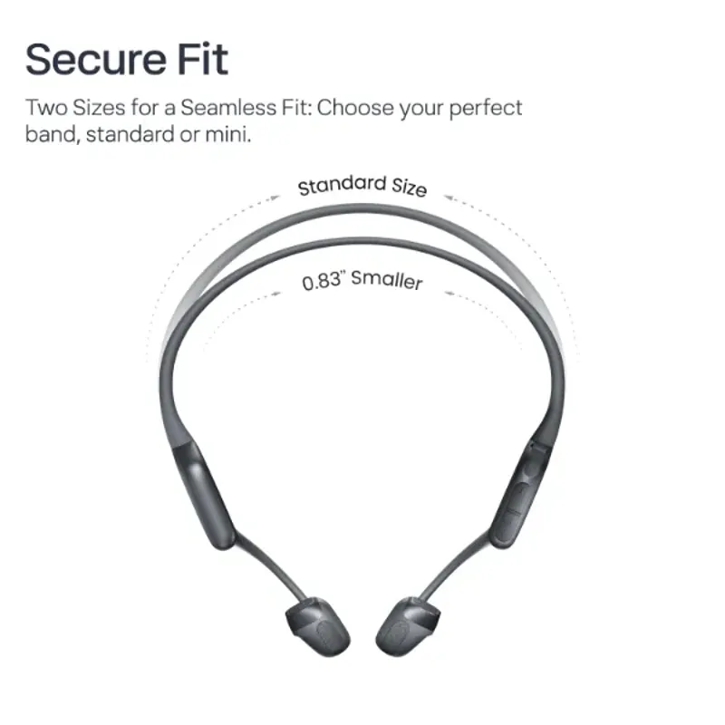 Shokx OpenRun Pro 2 Mini Bone Conducting Headphones Black-2