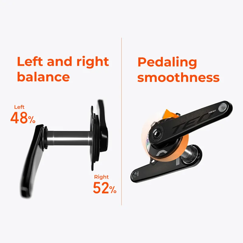 Magene TEO P515 Carbon Power Meter Crank Black 1-2