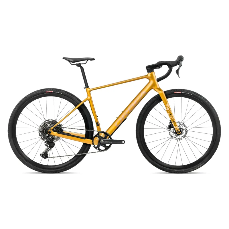 Orbea Terra H40 1x Gravel Bike Yellow - Brown