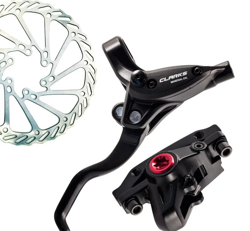 Clarks M2 Hydraulic Front and Rear Disc Brake SET In Black 160mm ne