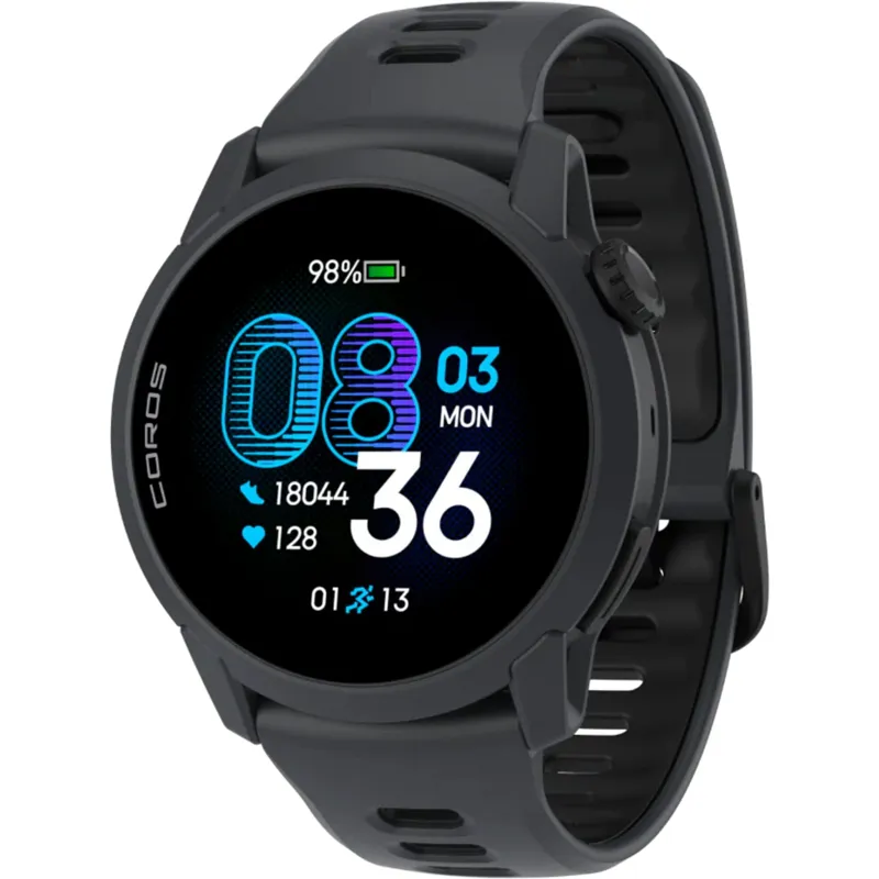 Coros Pace 4 Watch Silicone Black