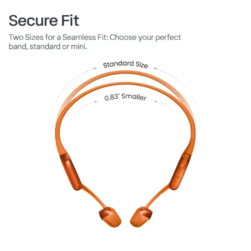 Shokx OpenRun Pro 2 Mini Bone Conducting Headphones Orange-1
