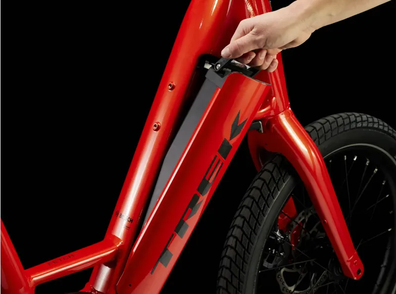 Trek Fetch+ 2 Electric Cargo Bike in Lava Red-4