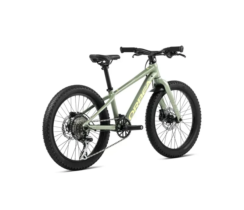 Orbea Mx 20 Team Disc Junior Bike In Metallic Green Artichoke Matt/Yellow Matt-2