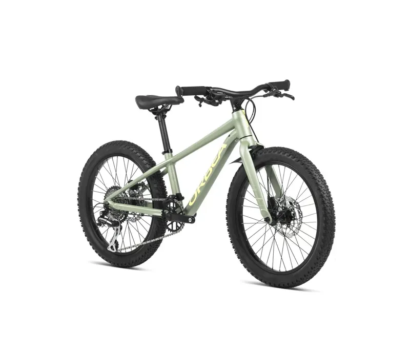 Orbea Mx 20 Team Disc Junior Bike In Metallic Green Artichoke Matt/Yellow Matt-1