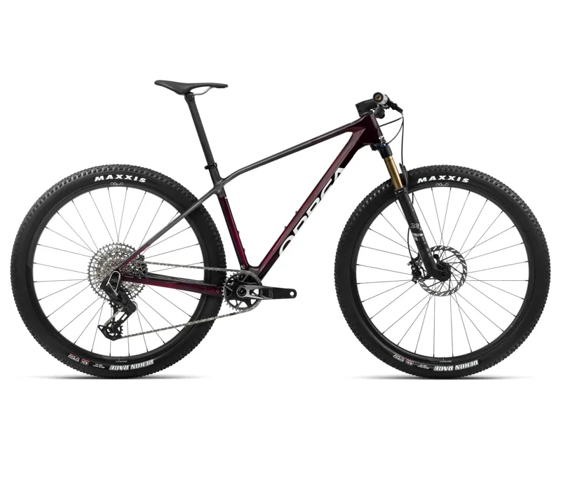 Orbea Alma M-Pro Mountain Bike In Wine Red Carbon
