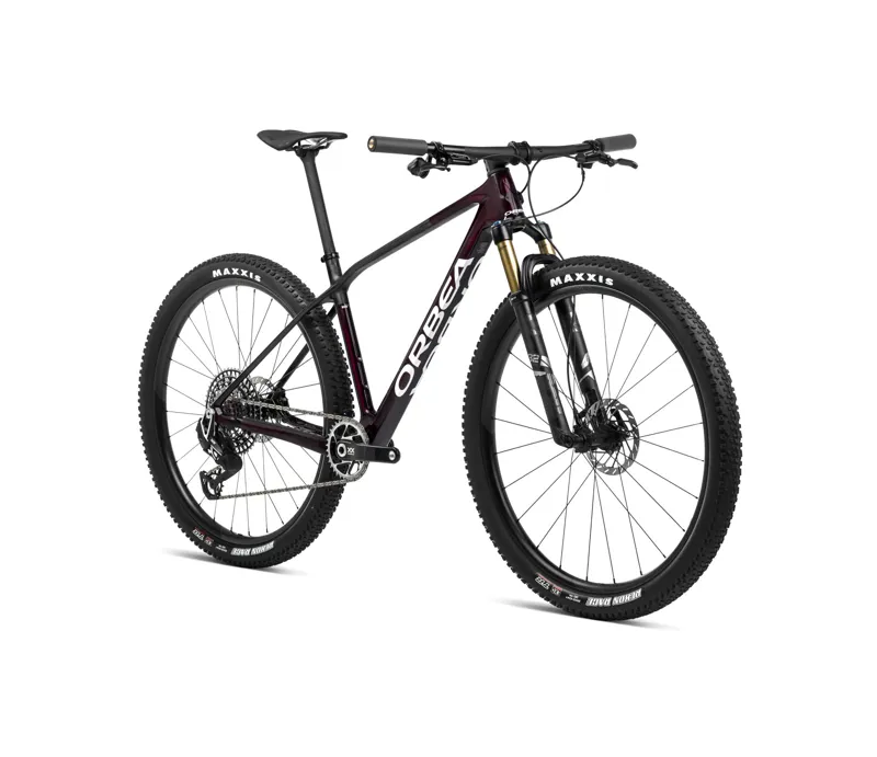 Orbea Alma M-Pro Mountain Bike In Wine Red Carbon-1