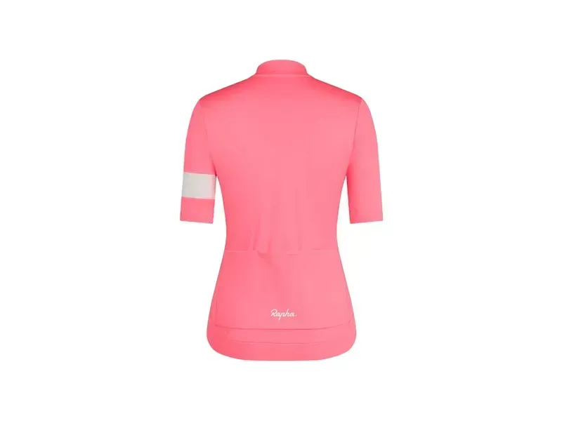 Jersey Rapha 25 Core Women Visibility Pink VISIBILITY PINK/WHITE x-small-1