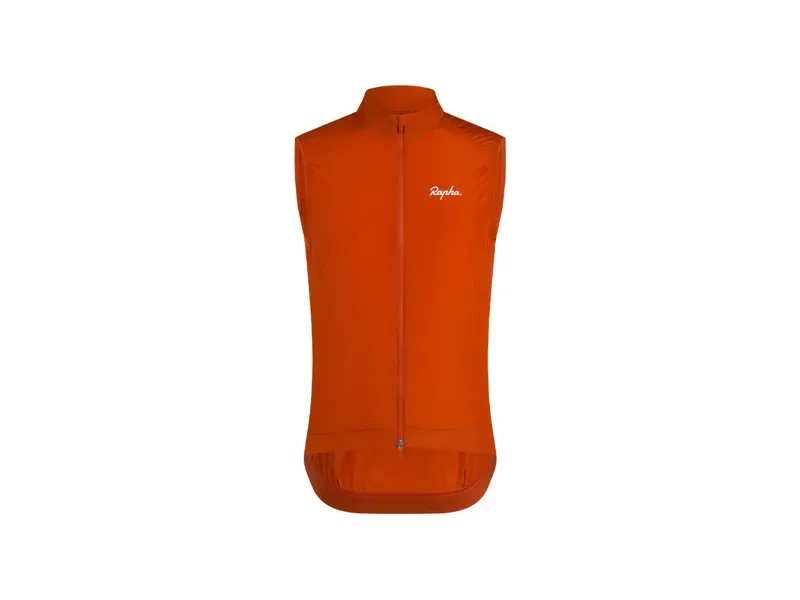 Vest Rapha 25 Core Gilet Men Paprika/White V DARK ORANGE/WHITE Small
