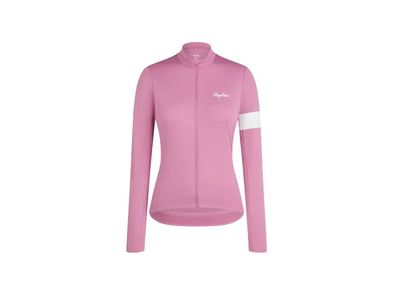 Rapha Women's Core Thermal LS Cycling Jersey in Dust