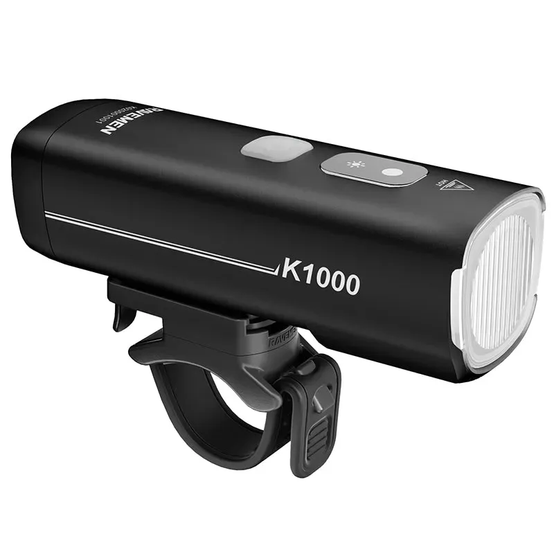 Ravemen K1000 1000-lumen USB Rech. Light w/ Daytime Run Mode in Black-1