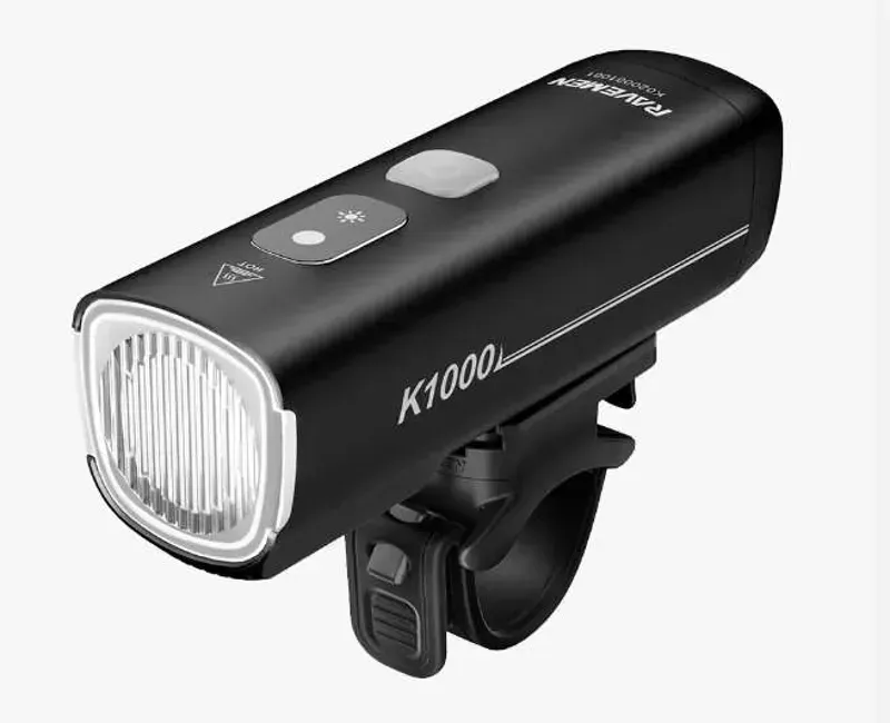 Ravemen K1000 1000-lumen USB Rech. Light w/ Daytime Run Mode in Black-2