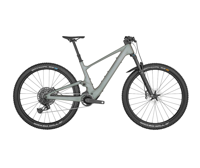 Scott Lumen eRide 900 Electric Mountain Bike in Green-1
