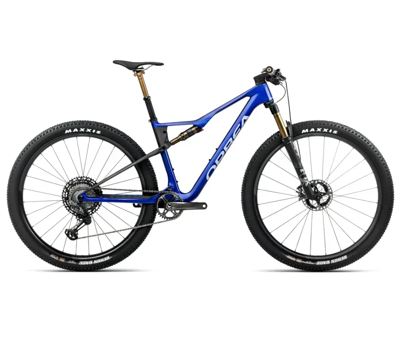 Orbea Oiz M-Team Factory Mountain Bike In Cobalt Blue Gloss/Carbon Raw Matt