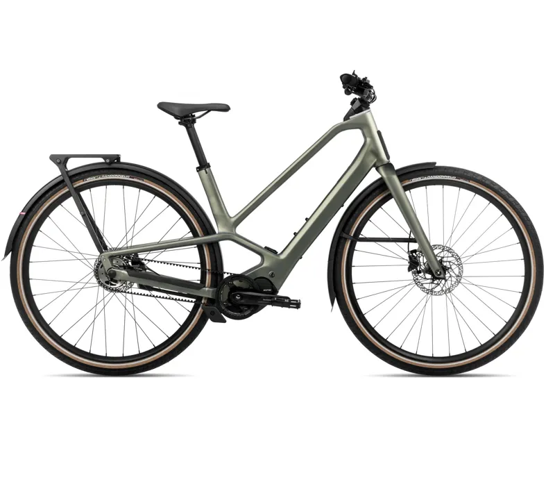 Orbea Diem 20 E-Road Bike In Spaceship Green Matt