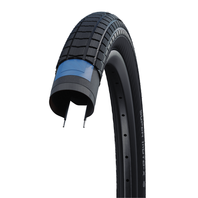 Schwalbe Super Moto-X Perf. GreenGuard 27.5x2.40-inch Tyre in Black-3