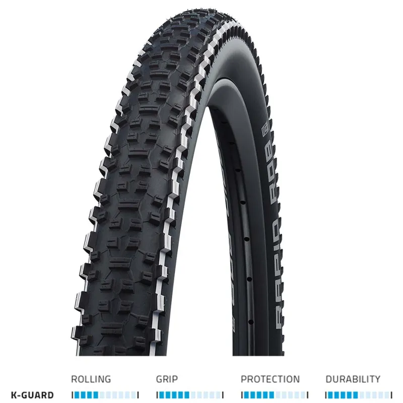 Schwalbe Rapid Rob Mountain Bike Tyre - 26x2.00-3
