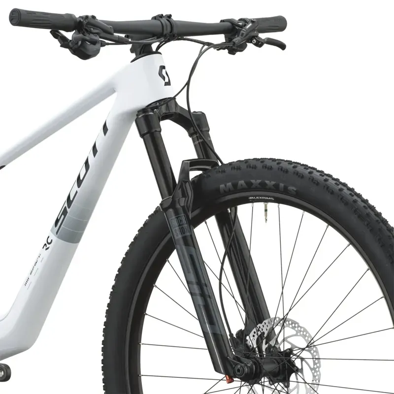 Scott Spark RC Comp XC Mountain Bike in White-3