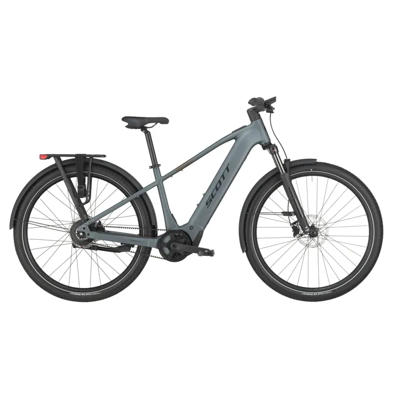 Scott Sub 10 Belt E-Bike in Hematite Blue