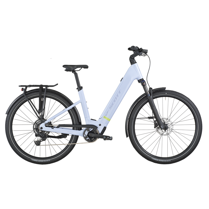 Scott Sub Sport 30 Wave eHybrid Bike in Icy Blue