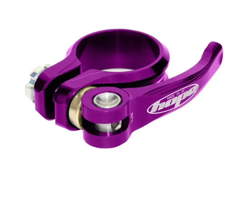 Hope Quick Release Seat Clamp in Purple