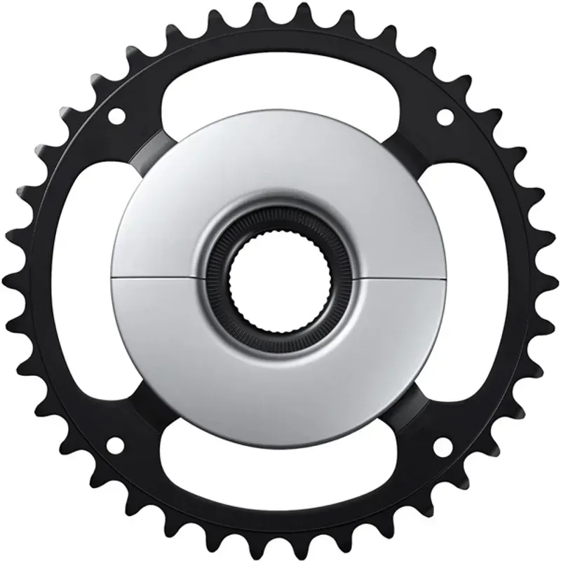 Shimano Steps SM-CRE50 E-Bike Chainring 44T in Silver/Black-1