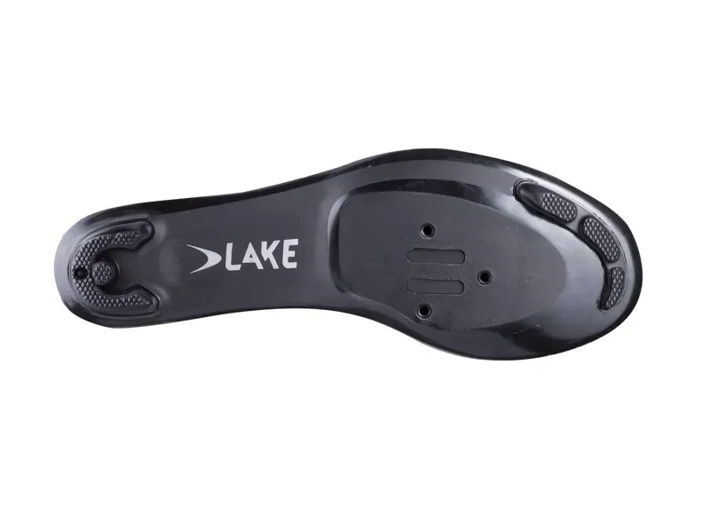 Lake CX190-X Wide Cycling Shoes in White/Black-4