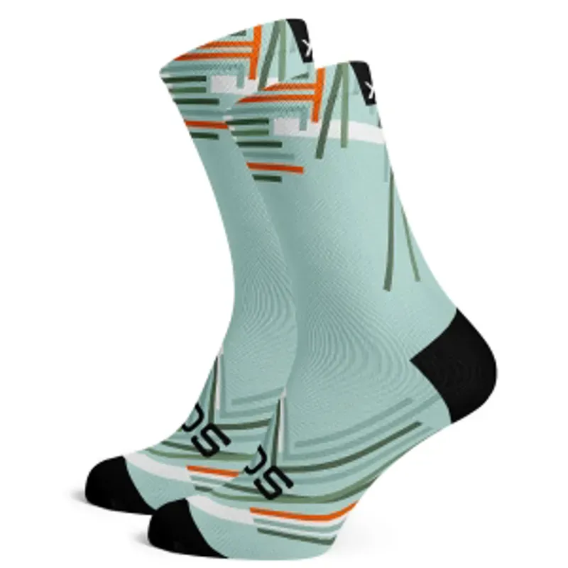 Sox Footwear Performance Sky Colours Premium Crew Socks in Light Blue