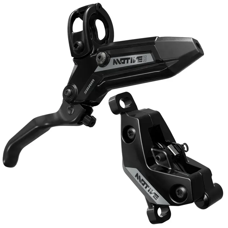 SRAM Disc Brake Motive Silver - Ano Bearing LeverTool Free Reach Bleeding Edge (includes MMX Clamp Rotor/Bracket Sold Separately) A2: BLACK