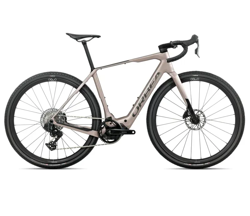 Orbea DENNA M31e E-Road Bike In Nickel Matt/Carbon Raw Gloss
