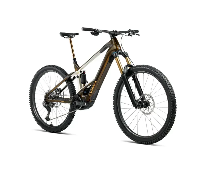 Orbea Wild M20 Caramel Carbon View - Cream White Matt-1