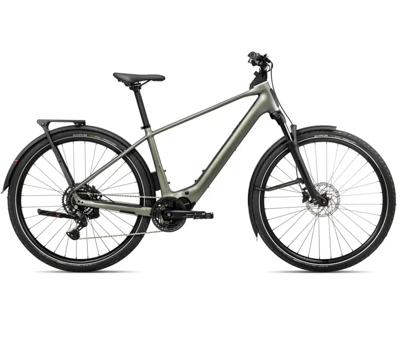 Orbea Kemen Tour 30 E-Hybrid Bike in Spaceship Green Matt