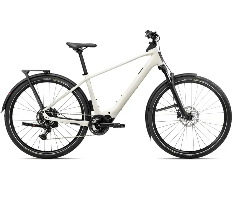 Orbea Kemen Tour 30 E-Hybrid Bike in Ivory White Gloss
