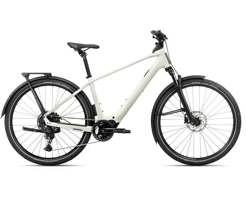 Orbea Kemen Tour 20 E-Hybrid Bike in Ivory White Gloss