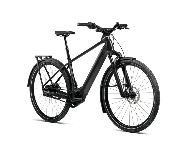 Orbea Kemen Tour 10 E-Hybrid Bike In Diamond Black Gloss-1