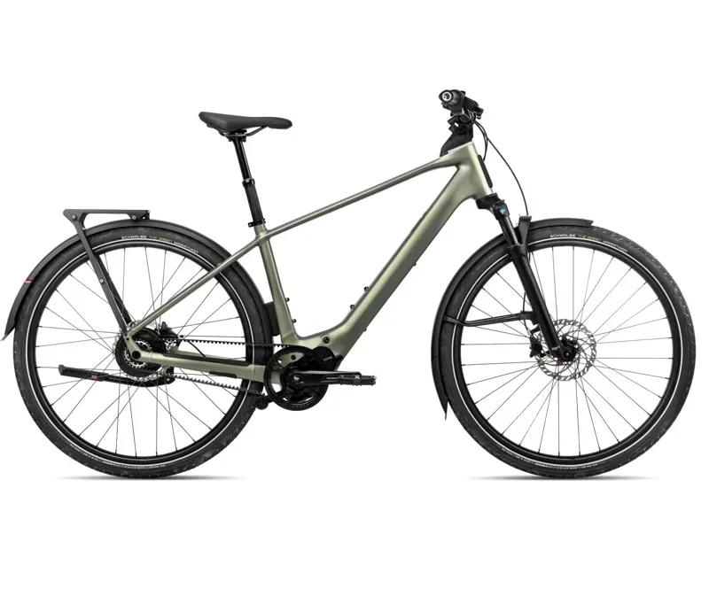 Orbea Kemen Tour 10 E-Hybrid Bike In Spaceship Green Matt