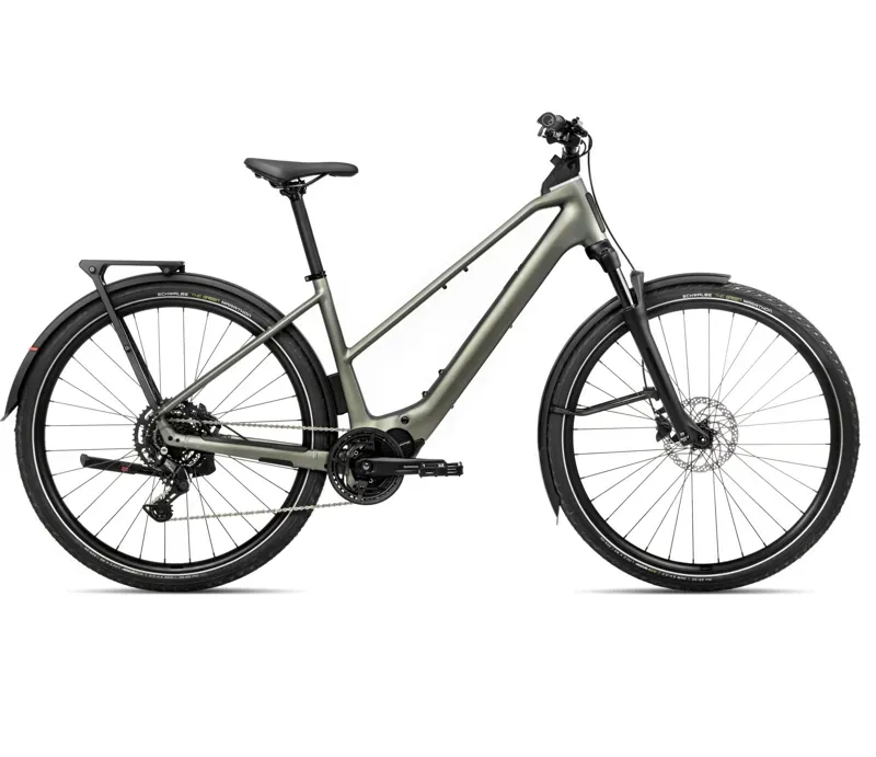 Orbea Kemen Tour 30 Mid E-Hybrid Bike in Spaceship Green Matt