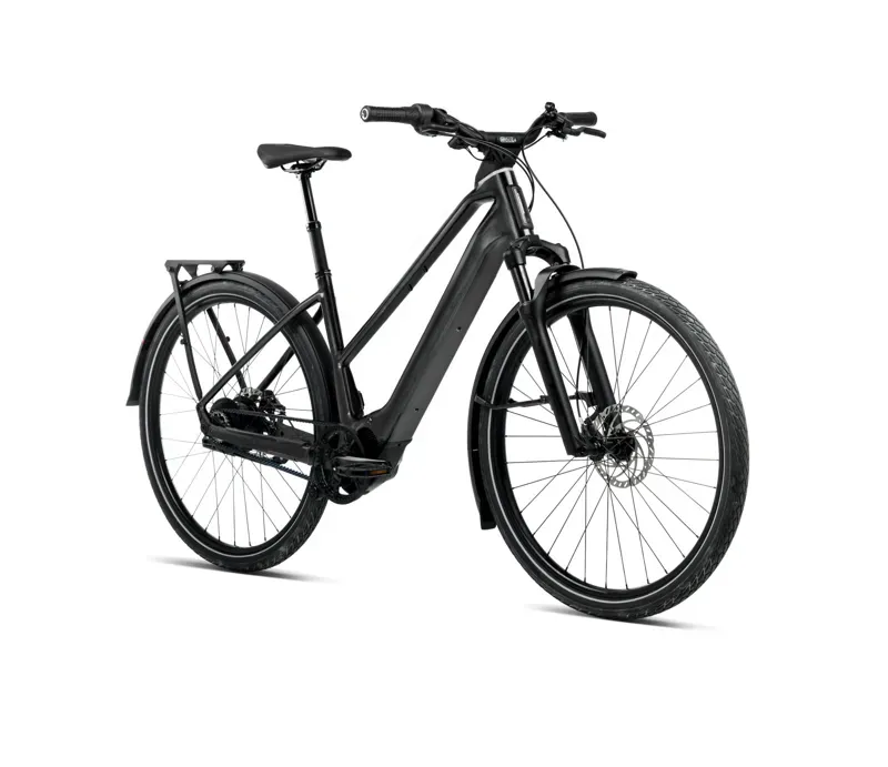 Orbea Kemen Tour 30 Mid E-Hybrid Bike in Diamond Black Gloss-1